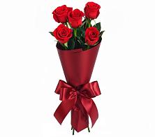 Букет 5 Красных роз Эдлесс Лав в Аверьяновке