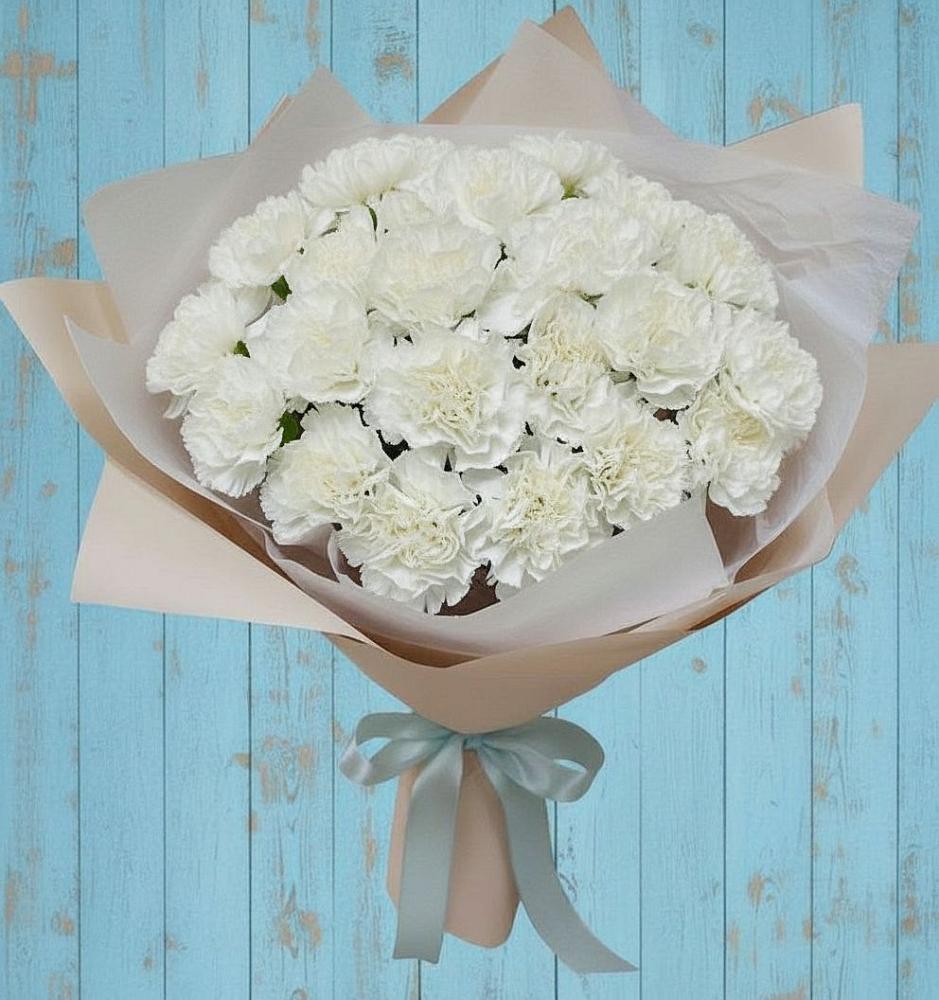 Букет цветов из: Гвоздики в Аверьяновке