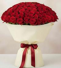 Букет 101 Красная роза Милано в Аверьяновке