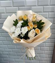 Букет цветов из:  Розы и Хризантемы в Аверьяновке