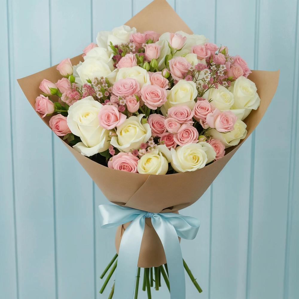 Букет цветов из: Розы в Аверьяновке