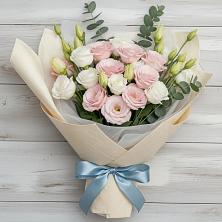 Букет цветов из:  Лизиантусы в Аверьяновке