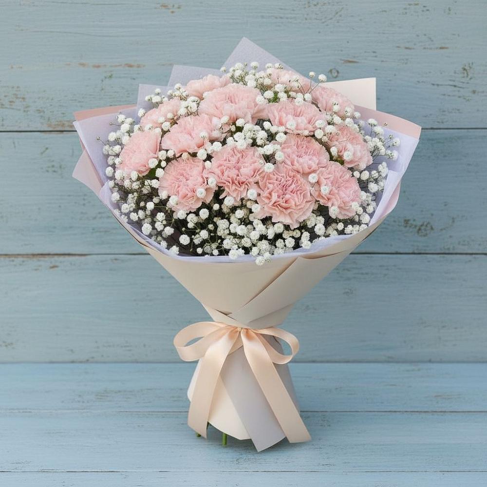 Букет цветов из: Гвоздики в Аверьяновке