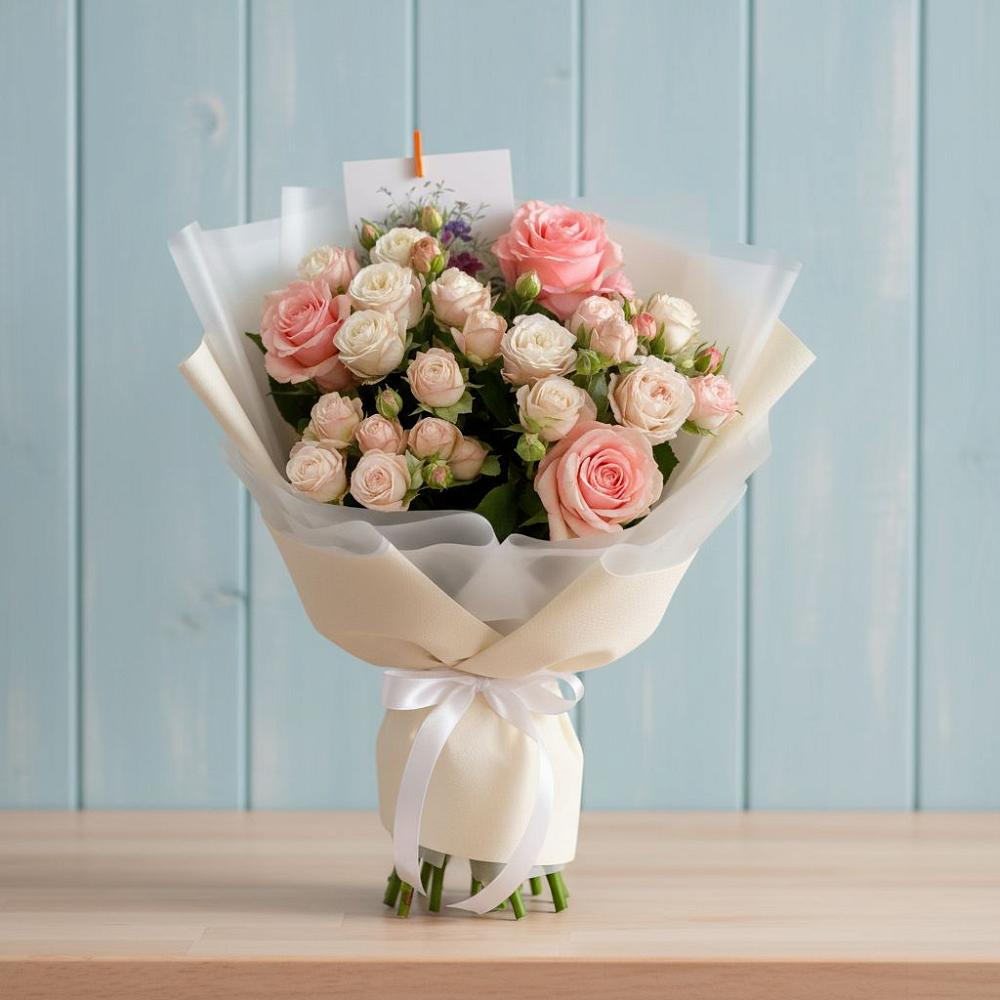 Букет цветов из: Розы в Аверьяновке