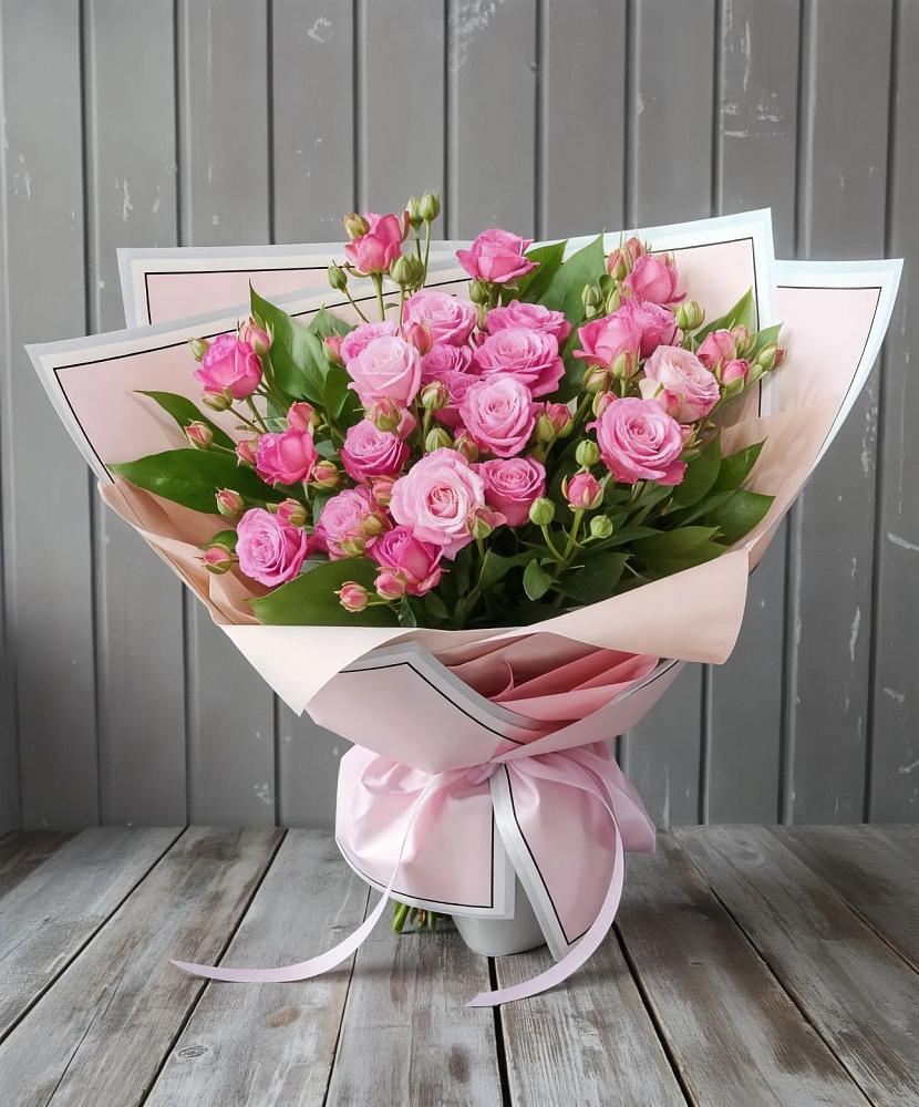 Букет Розовый кустик в Аверьяновке