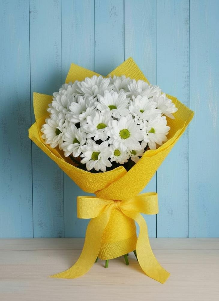 Букет цветов из: Хризантемы в Аверьяновке
