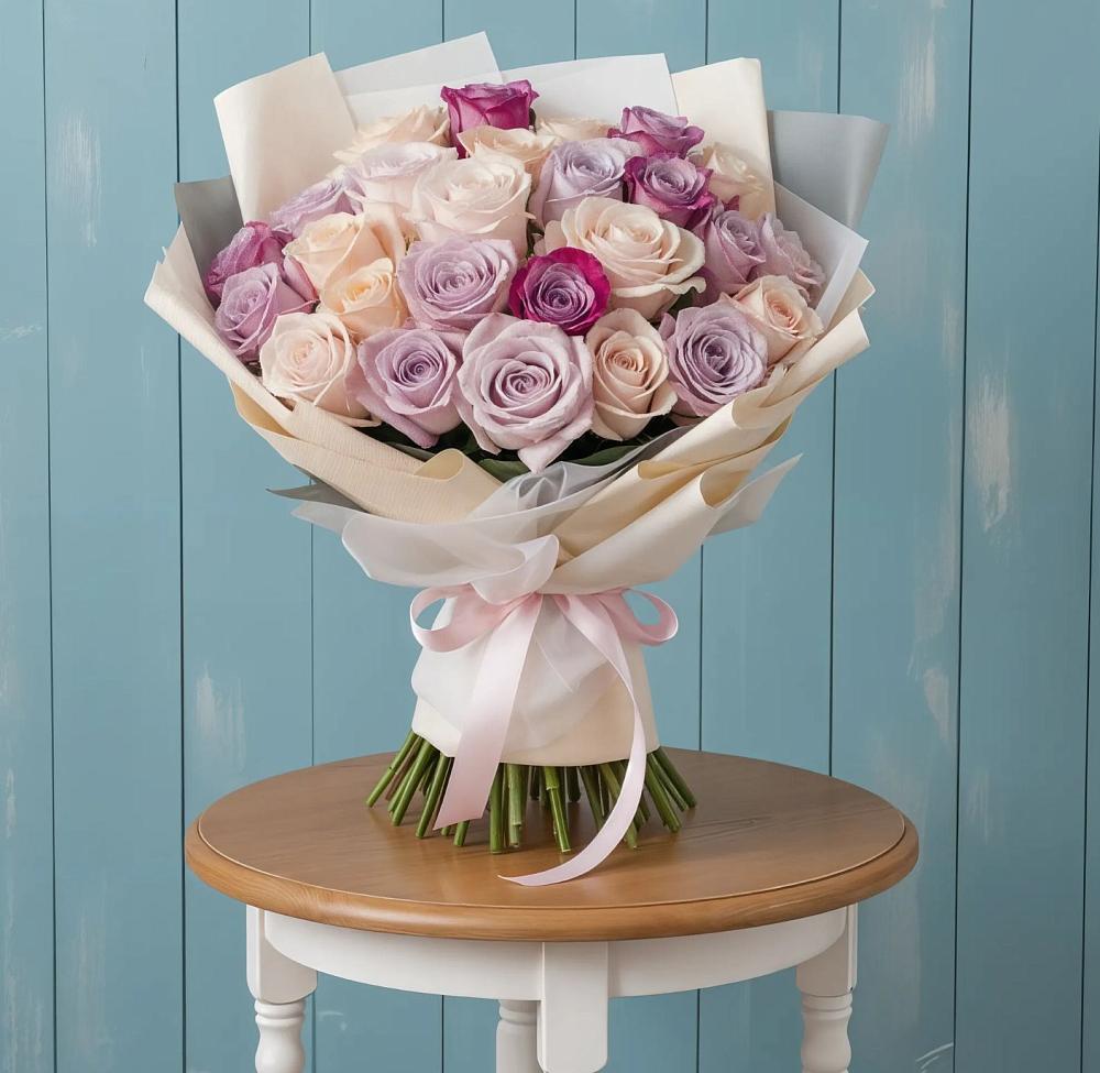 Букет цветов из: Розы в Аверьяновке