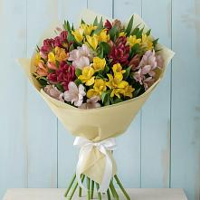 Букет цветов из:  Альстромерии #REPLACE_PRED# Аверьяновке