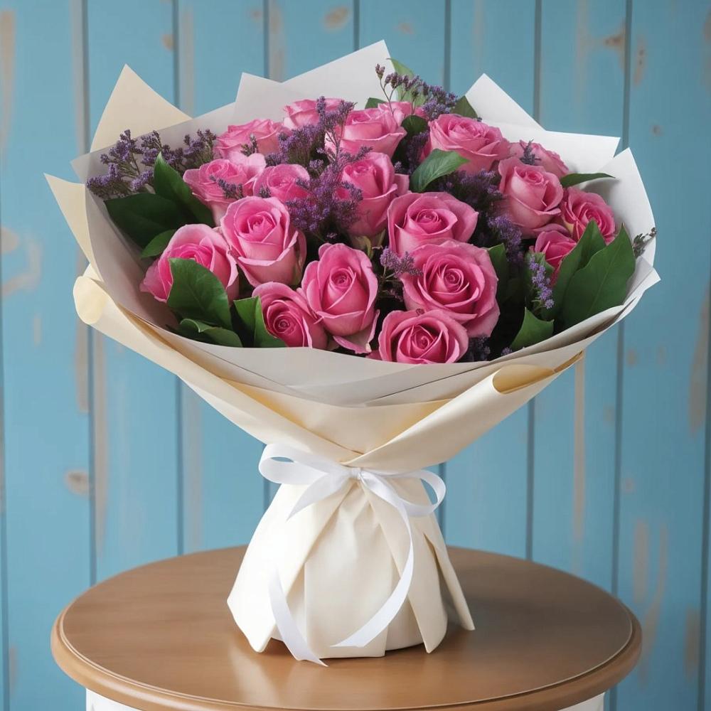 Букет цветов из: Розы в Аверьяновке