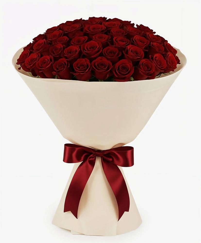 Букет 101 Бордовая роза Блэк Бакарра в Аверьяновке