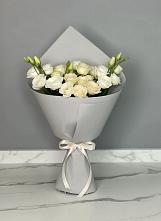 Букет цветов из:  Розы и Лизиантусы #REPLACE_PRED# Аверьяновке